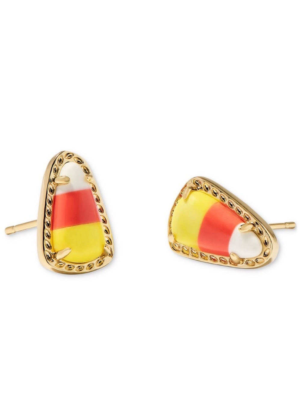 New Kendra Scott Candy Corn Stud Earrings Halloween